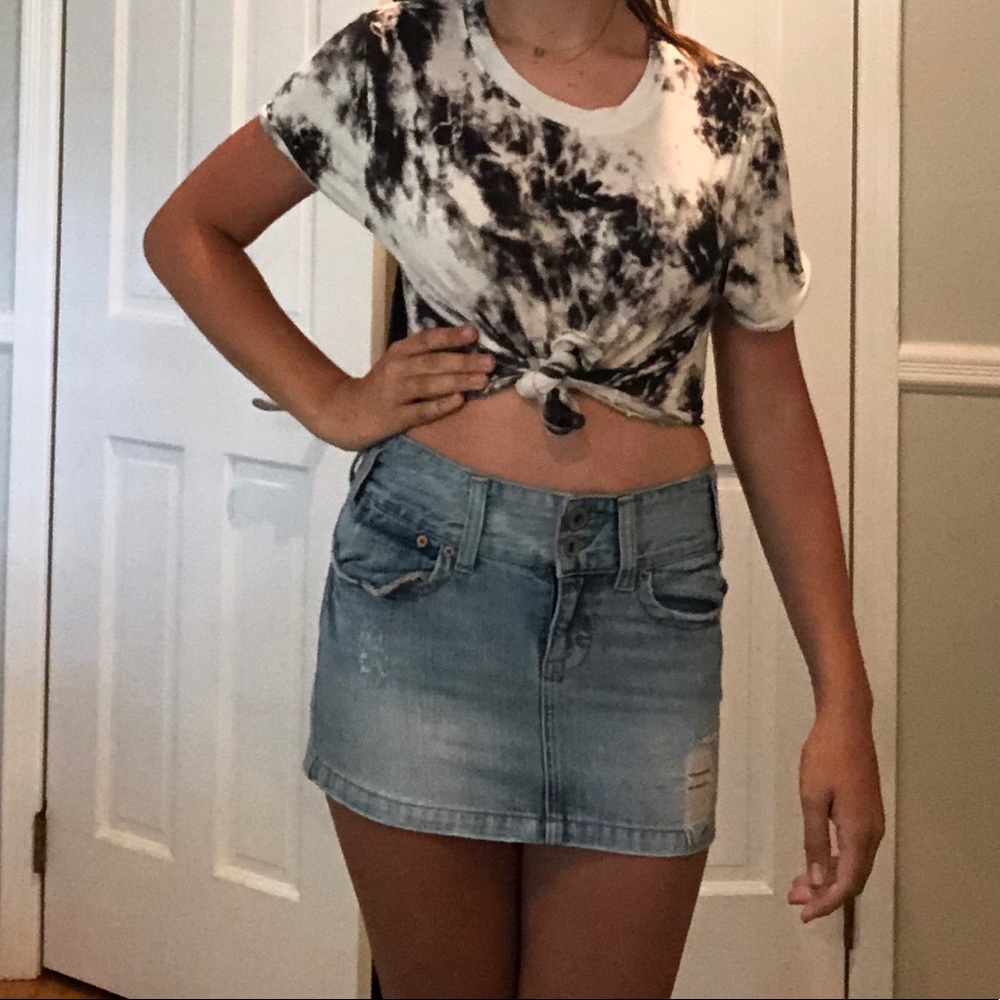 American Eagle High Waisted Denim Skirt